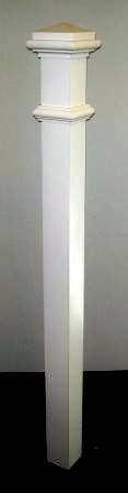 4075 Primed Box Newel Post
