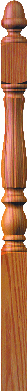 Fluted 4600 Country 48" Newel Post