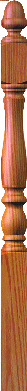 #4606 Country Plain Landing Newel Post