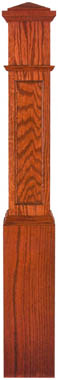 Flat Paneled 4092 Boxed Newel Post