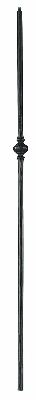 1071 Round Hammered Single Knuckled Iron Baluster