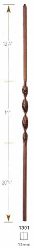 1301 One Ribbon Baluster