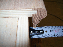 Side Profile of Quicktime, measuring for tight fit.