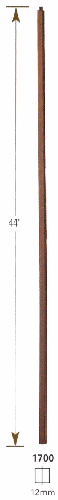 1703 Plain Bar Iron Baluster
