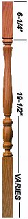 2300 Plain Utah Classic Baluster