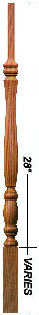 2215 Reeded Utah Classic Baluster