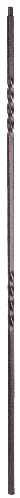 3102-44  44" Double Twist Metal Balusters