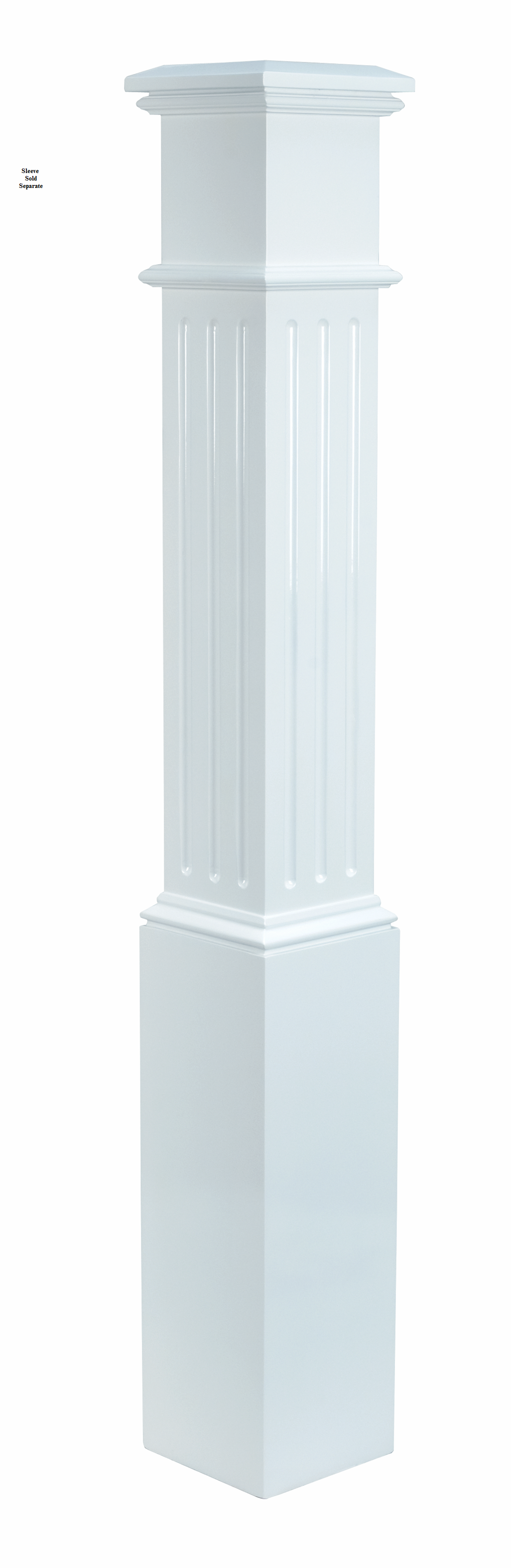4082 Primed Box Newel Post