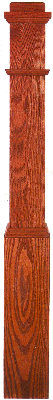 4091 Plain Boxed Newel Post