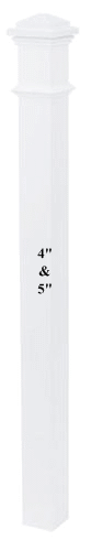 4094 Primed Boxed Newel Post