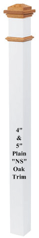 4094S Primed Stained Boxed Newel Post