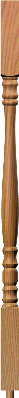 5105 1-3/4" Square Top Hampton Baluster with dowel