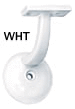 3003 White Wall Rail Bracket