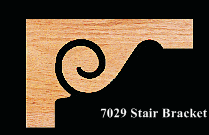 7029 Scrolled Stair Bracket