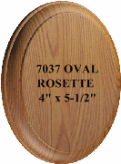 7037 Oval Rosette