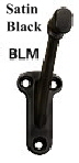 3002HD Wall Rail Bracket, Satin Black