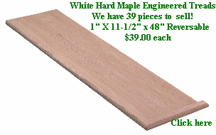 8070 American Cherry 48" Stair Treads