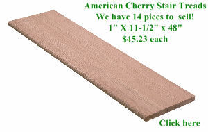 8070 American Cherry 48" Stair Treads