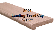 8091 5-1/4" Landing Tread Cap