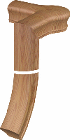 7281 Left Hand Gooseneck with cap