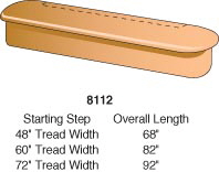 8112 Double Bullnosed Starting Step