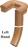 7090  Left Hand 180-degree Gooseneck without cap