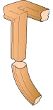 9195-2 Right Hand 2 Rise Gooseneck