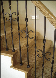 Butterfly and Ribbon metal balusters