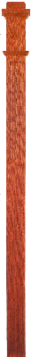 F-4075 Fluted  Boxed Newel Post