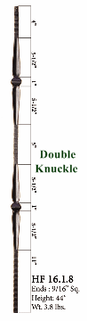 HF16.1.7  Forged Gothic Plain Bar