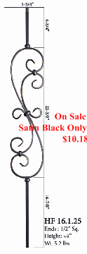 HF16.1.17 Single Feather Baluster
