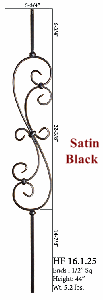 HF16.1.18 Double Feather Baluster