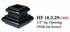 HF16.3.25 9/16" Flat Shoe for Oil Rubbed Bronze