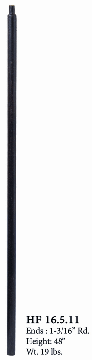 HF16.5.10   Feathered Newel Post Round