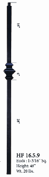 HF16.5.3 Knuckle for Round balusters