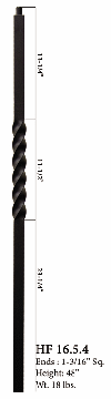 HF16.5.4 Single Twist Newel