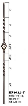 HF16_1_3-T Tubular Single Basket Double Twist