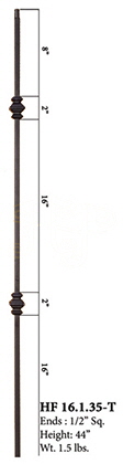 HF16_1_35-T Tubular Double Knuckle