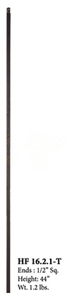 HF16_2_1-T  Tubular Plain Bar