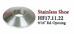 HF17.11.22 Stainless Steel Round Shoe