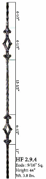 HF2.9.11 Solid Iron Tuscan S-Scroll