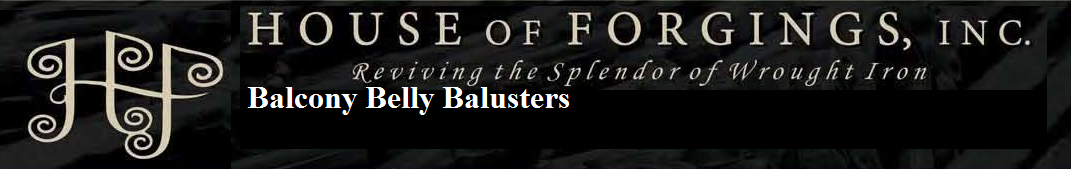 Scroll Series Iron Balusters by House of Forgings