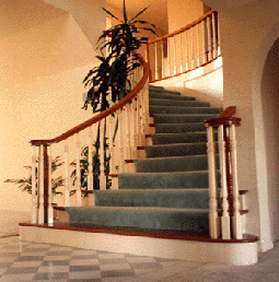 Click me for a larger view of the Hampton stair balustrade system.