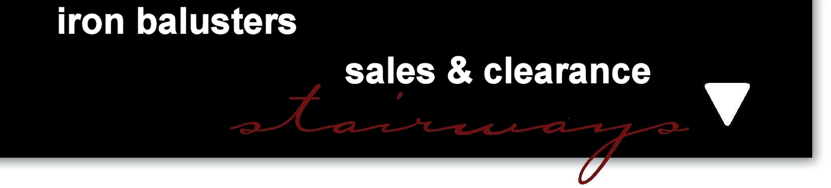 Iron Baluster Sales Banner Iron Baluster Sales Banner