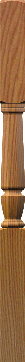 O-4136 Octagon Intermediate Landing Newel Post