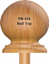PB-416  3-1/2" Plain Ball Top