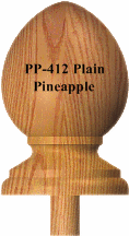 PP-412  Plain Pineapple Finial
