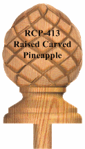 RCP-413 Raised Carved Pineapple Finial