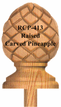 RCP-413 Raised Carved Pineapple Finial