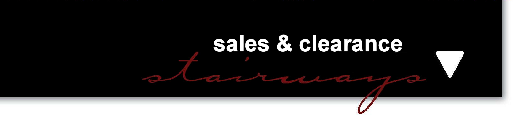 Sales and Clearance Stair Parts Banner